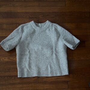 Abercrombie & Fitch Light Gray Women's Cropped Sweater